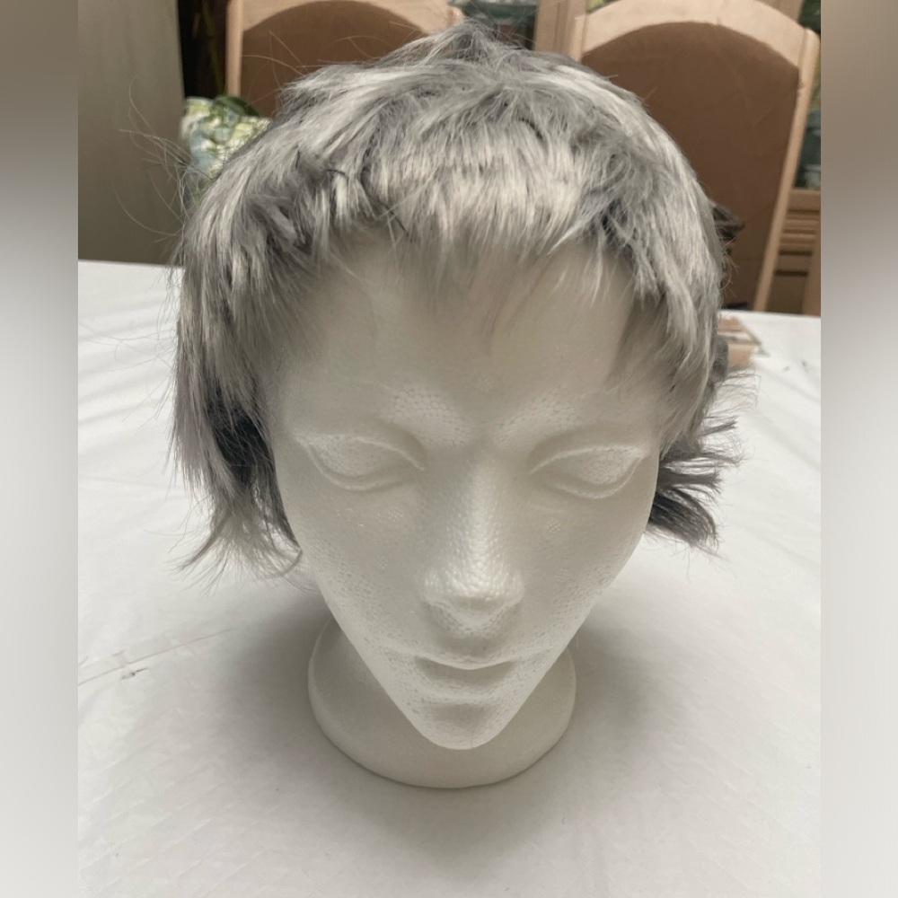 Cute Gray Pixie Wig for Women